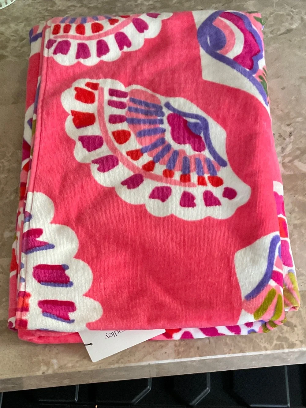 Vera Bradley Coral Pink Beach Towel